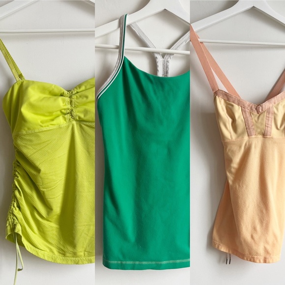 lululemon athletica Tops - Lululemon Athletica Bundle of 3 Top Tanks Sport Size 6
